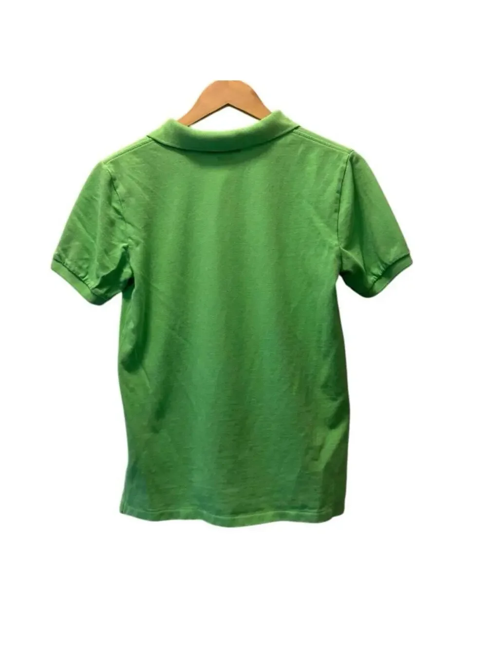Polo Ralph Lauren boys Green Cotton Classic Fit Short Sleeve Polo Shirt L 14-16